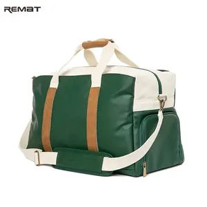 Boston Golf Kleider tasche Stil Schulter Männer und Frauen Golf Duffle Bag Wasserdichtes PU-Leder Boston