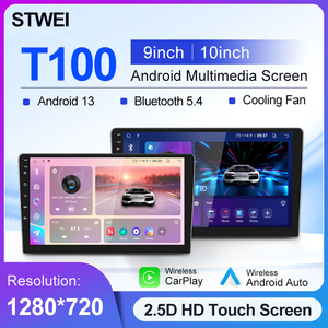 วิทยุติดรถยนต์ STWEI Android 13 T100 ขนาด 9/10 นิ้ว เครื่องเล่นอเนกประสงค์ ระบบนำทาง วิดีโอ มัลติมีเดีย สำหรับรถยนต์ Volkswagen Seat Suzuki Ford - Product Image 2