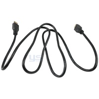 Maßgefertigtes Hochgeschwindigkeits-Digital-Link 4K-fähiges HDMI-Kabel mit Vergoldeten Steckern und Schwarzem Ridge-Grip