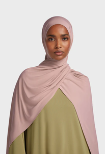 新デザイン 軽量 快適 無地 肌に優しい コットン リキッドジャージー ヒジャブ ムスリム女性向けのおしゃれなアイテム - Product Image 4