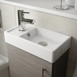 Úc phong cách khách sạn phòng tắm Tủ tùy chỉnh tốt nhất đơn vị nội các bồn rửa Vanity phòng tắm thiết lập với gương