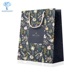 Custom Personalized Logo Cheap Die Cut Biodegradable Reusable Retail Brand Paper Bag Print - Product Image 3