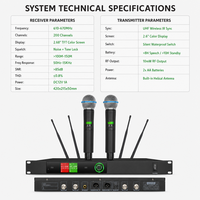Système de microphone sans fil portable avec transmetteur à sensibilité améliorée, vente en gros directe d'usine B2B OEM ODM