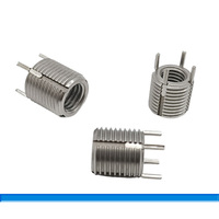 303 Stainless Steel Heavy Duty M3-M6 Key Lock Spiral Circle Threaded Inserts Thread Repair 4.2-12.7mm Length AVIC-Flight Brand