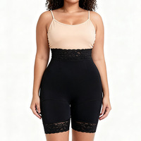 Culotte gainante taille haute grande taille avec contrôle du ventre, rehausseur de fesses antidérapant en silicone, gaine amincissante et sculptante pour femme S-3XL