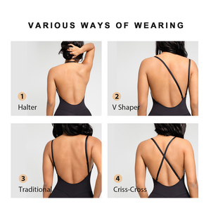 HEXIN Body Shaper Invisibile da Donna, Reggiseno Modellante con Controllo Pancia, Scollo a V Profondo, Shapewear per Feste - Product Image 3