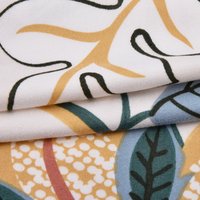 Tissu en maille de soie de lait à motif géométrique abstrait, respirant et extensible, de poids moyen, idéal pour les housses de canapé et de chaise – Vente directe usine