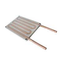 Plaque de dissipateur thermique en aluminium extrudé sur mesure, traitement anodisé, radiateur de refroidissement LED haute puissance