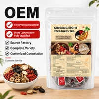 Sachets de thé aux herbes de ginseng chinois, thé naturel pour la santé, fournisseur en gros, usine OEM, faible MOQ
