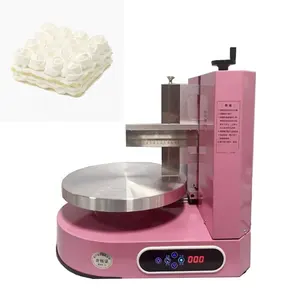 4-12 Inch Automatic Cake Cream Spreading Coating Filling Machine Electric Cake Bread Cream Decoration Spreader Smoothing Machine