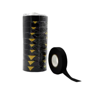 Noir 19mm Largeur Adhésif Tissu Câblage Loom Harnais Ruban Isolant 25m Pour Compartiment Moteur Usage Intérieur