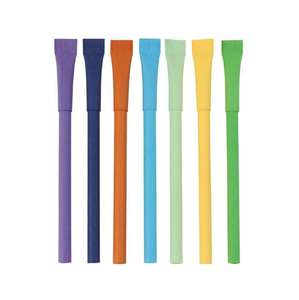 Wholesale Custom Logo Recycled <b>Rolling</b> <b>Paper</b> Ballpoint Pen Eco-Friendly Bulk Promotional Advertisement Pen Black/<b>Blue</b> Ink 1.0mm - Product Image 1