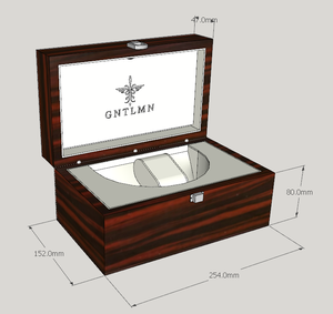 Scatola regalo di legno di sandalo di lusso produttore personalizzato stile nautico scatola di orologio in legno per uso aziendale - Product Image 2