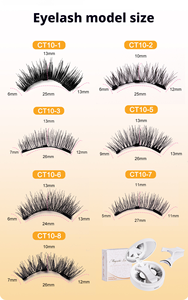 <span class=keywords><strong>Cils</strong></span> magnétiques doux réutilisables, <span class=keywords><strong>faux</strong></span> <span class=keywords><strong>cils</strong></span> avec aimant, pas besoin de colle, <span class=keywords><strong>liner</strong></span> magnétique quantique avec applicateur - Product Image 6