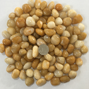 Ciottoli Gialli Altamente Lucidati, Pietre da 2-3 cm, Ciottoli di <span class=keywords><strong>Fiume</strong></span> per Giardino e Piante in Vaso dalla Fabbrica di Nanjing a Buon Prezzo - Product Image 4