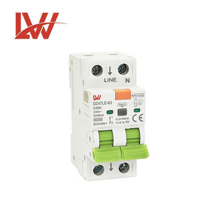 Disyuntor de corriente <span class=keywords><strong>residual</strong></span> de 230V (RCBO): protección dual contra sobrecarga/cortocircuito + protección precisa contra fugas de 30mA, - Product Image 2