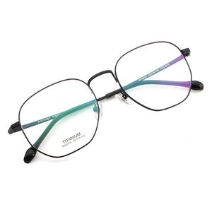 <span class=keywords><strong>Lunettes</strong></span> Titanic à la mode en titane, lot de, <span class=keywords><strong>lunettes</strong></span> optiques polygone irrégulier pour adolescents - Product Image 4