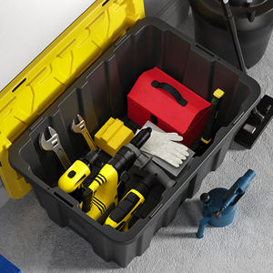 مصنع بيع 27 جالون حمل الثقيلة صندوق تخزين من البلاستيك مع غطاء قفل الجسم - Product Image 5