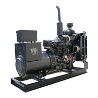 Générateur ATS à châssis ouvert 4 cylindres turbocompressé refroidi par eau monophasé 50 kW 50 Hz à entretien facile, électrique 12/24 V CC