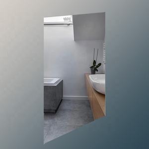 350W Frameless Infrared Glass Mirror Heating Panel Waterproof Smart Control Energy-Saving Wall-Mounted Overheat Protection - Product Image 2