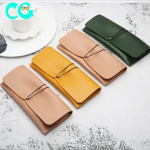 1 Cái Xách Tay PU Leather Glasses Trường Hợp Sunglasses Chủ Hộp Kính Mắt Lưu Trữ Pouch Bag Bìa Eyewear Phụ Kiện