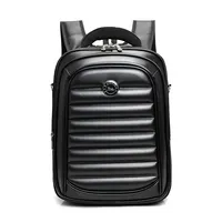 PU Leder Rucksack Harts chale Front Laptop PU USB Rucksack Mode Sport Single Shoulder Tasche für Männer