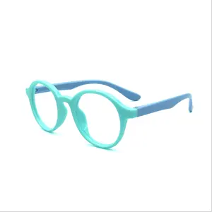2020 뜨거운 모델 다채로운 고무에 프레임 안티 블루 사용 온라인 안경