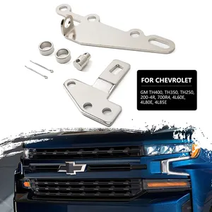 35498 Set braket dan tuas Shifter braket kabel Kit tuas untuk Chevrolet GM TH400 TH350 TH250 200-4R 700R4 4L60E 4L80E 4L85E
