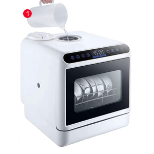 Lave-vaisselle <span class=keywords><strong>de</strong></span> comptoir exclusif sans installation UK/EU/US Plug Outil spécialisé <span class=keywords><strong>de</strong></span> réservoir d'eau en plastique pour <span class=keywords><strong>la</strong></span> <span class=keywords><strong>distribution</strong></span> du commerce extérieur - Product Image 1