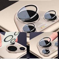 Protecteur de caméra pour Huawei P70 Pro HD Protecteurs d'objectif de caméra mobile individuels avec cadre d'alignement