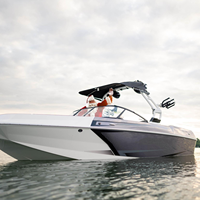 2025 Kinocean Custom 22ft Wake Surf Boat avec tour Bateau de vitesse hors-bord de luxe à vendre moteur puissant et sièges haut de gamme