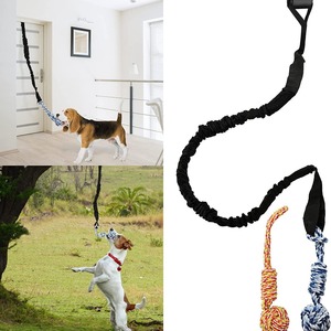Dog Tug Of War Rope Toy Striped PP Material Interactive Pull Rope For Indoor Outdoor Play Chew Toy For Dogs - Product Image 1