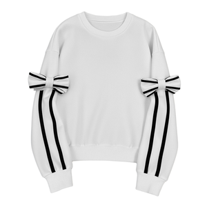 Sweat-shirt à capuche surdimensionné en coton 100% de luxe, style streetwear, broderie, logo personnalisé en relief, pour femmes - Product Image 1