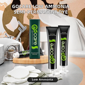 โกแคร์ พรีเมี่ยม เกรด OEM ผลิตตามสั่ง ขายส่ง ครีมเปลี่ยนสีผมแอมโมเนียต่ำ สีติดทนนาน ปิดผมขาว - Product Image 2