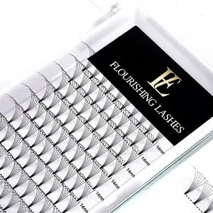 Hot Sale bulk 3D-12D premade volume fans handmade eyelashes extension custom false eyelash