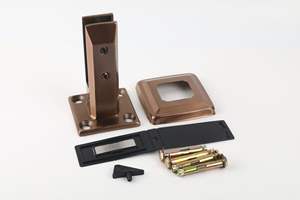 Offre Spéciale universel 304 en acier inoxydable colonne d'escalier main courante pour piscine fenêtre verre Base pour Villa salle de bain Construction en métal - Product Image 6