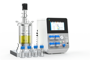 यू डी कस्टम उत्पाद किण्वन मशीन लैब स्केल ग्लास बेंचटॉप खमीर प्रोटीन प्लांट मायकेलियम बायोरिक्टर - Product Image 3