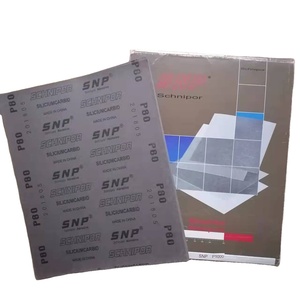 Papel de Lija de Carburo de Silicio Cuadrado de Alta Dureza de 9*11 Pulgadas, Impermeable, para Pulir Metal, Madera y Automóviles, Personalizable OEM - Product Image 2
