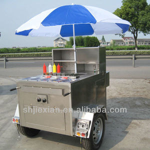 Carrito de Comida Móvil Multifuncional Personalizado con Sombrilla, para Venta de Tacos, Papas Fritas, Hamburguesas, Hot Dogs y Otros Alimentos - Product Image 2