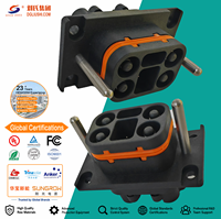 Connecteurs de rivetage sous pression IP67 4+10 80A, assemblage de câbles personnalisé pour utilisation en stockage d'énergie domestique/industriel