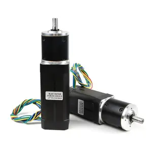 Caixa de velocidades planetária dc sem escova, 42mm 24v, proporção redutor de motor bldc (15,20,30,40,50), baixo ruído