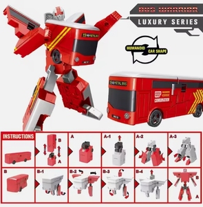 Tự Làm Lắp Ráp Hợp Kim Xe Buýt 3 Trong 1 Biến Đổi Biến Đổi Biến Đổi <span class=keywords><strong>Robot</strong></span> Bé Trai Đồ Chơi Biến Đổi <span class=keywords><strong>Robot</strong></span> Cho Trẻ Em - Product Image 2