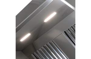 CUBICA WALL: El mejor diseño italiano Campana de acero inoxidable Tratamiento de humo y aire Hotel y restaurante Cocinas profesionales - Product Image 4