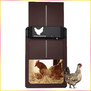 2022 Automatische kippenhokdeur poultry farm automatic house chicken coop door opener auto chicken guard door