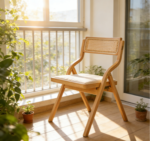 Long <strong>Bamboo</strong> Dining <strong>Chair</strong> Modern Durable Home Furniture Folding <strong>Chair</strong> - Product Image 6