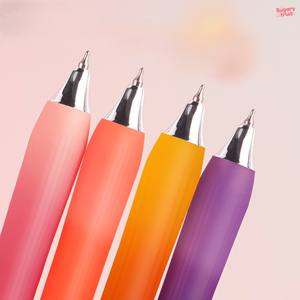 Bolígrafo de Gel Retráctil con Color Frutal, Punta Doble CS, Agarre Termocrómico Degradado, Tinta Negra de Secado Rápido para Exámenes Estudiantiles, 12 Unidades/Caja - Product Image 6