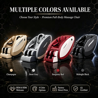Silla de Masaje de Cuerpo Completo Zhipin, Nueva, con Control Remoto, Gravedad Cero, OEM Premium Malasia, con Control por Voz, Venta al Por Mayor
