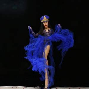 Robe de compétition de danse pour salle de bal, couleur unie, Sexy, costume nu - Product Image 2