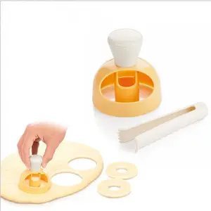 도넛 형 가제트 커터 식품 디저트 메이커 용품 주방 요리 장식 도구 빵 도넛 도구 만들기