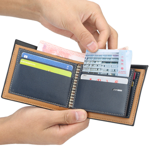Baellerry Hot Selling Men's Short PU Leather Money <strong>Card</strong> <strong>Holder</strong> case Business Leisure <strong>Wallet</strong>,Female Coin Purse Wholesale in Stock - Product Image 5